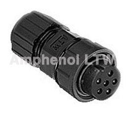 IP67 4 Way Circ Female Cable Conn Lock 10A