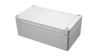 120 x 65 x 60mm ABS IP66  watertight grey Styled lid enclosure