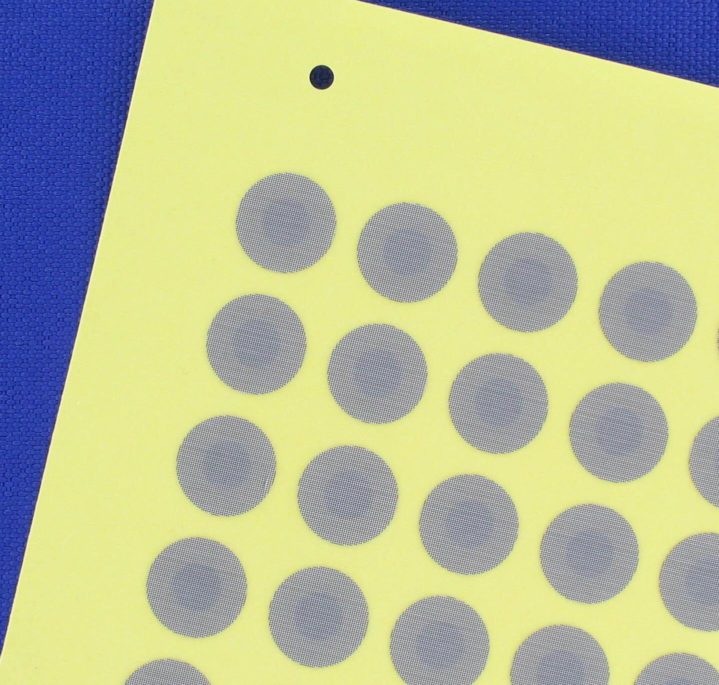 Vent silicon adhesive patch Int/Ext 200kPa 12x6mm oleophobic grey