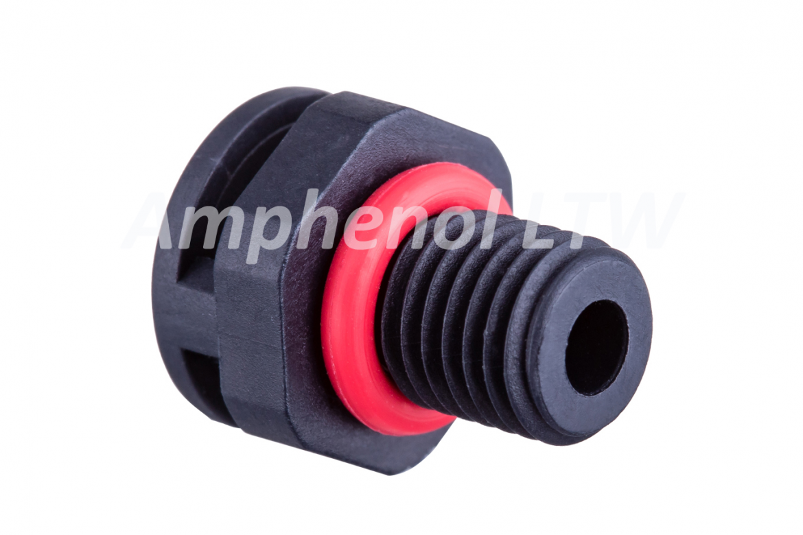 IP68 / IP69K M6 Vent Black plastic 300ml/min