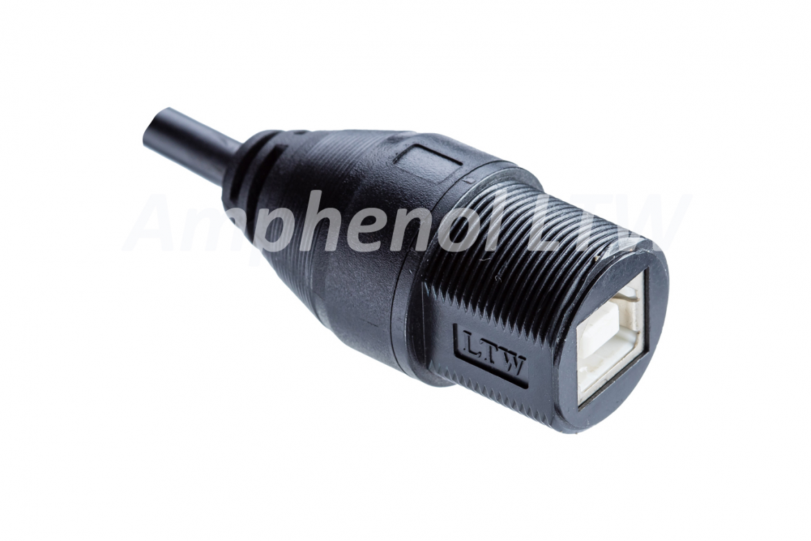 W/Proof USB A female socket on 1m cable