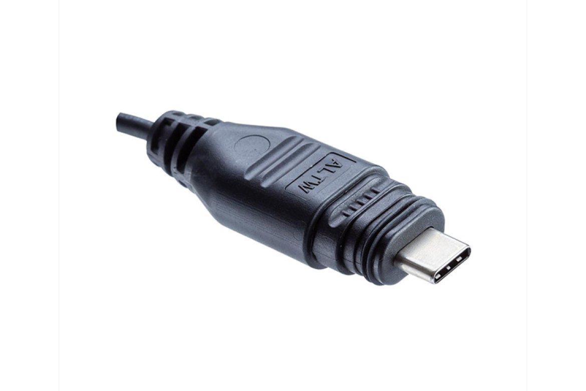 USB C IP68 to standard USB A straight male-male cable 1M fully moulded