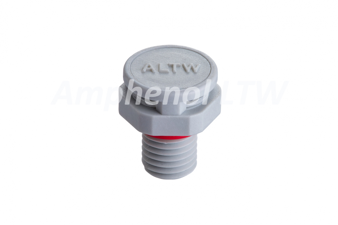 IP68 / IP69K M6 Vent Grey plastic 300ml/min