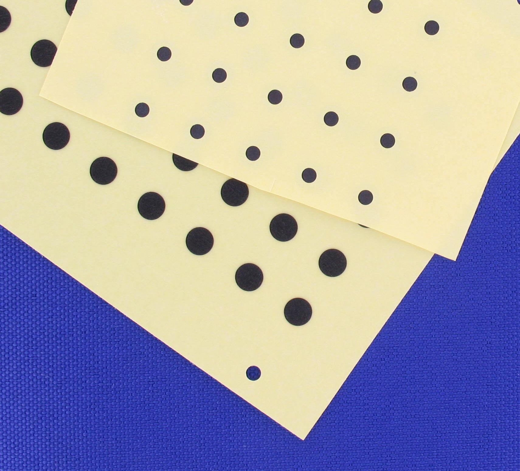 Acoustic vent black adhesive patch 200kPa 5.6x3mm