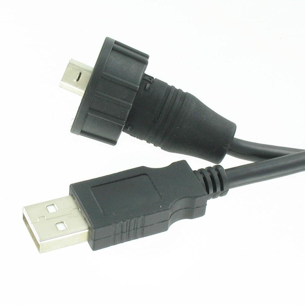 Amphenol LTW Molded USB B Plug to STD USB A Plug x 2M — Selectronix Onboard