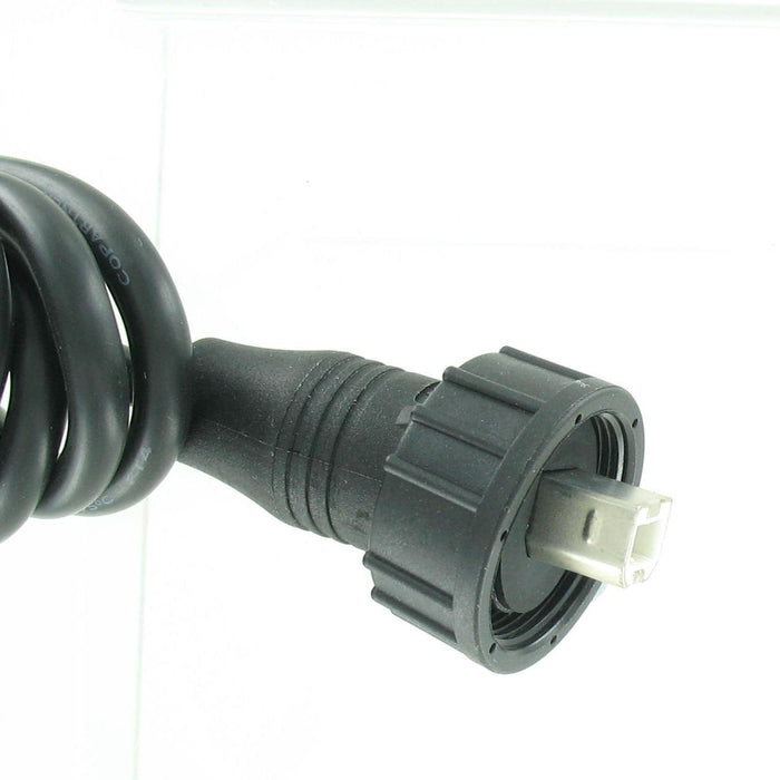 IP67 Moulded USB B Plug on 2M cable to free